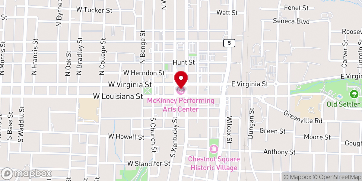 Map showing location of The Parks Church McKinney