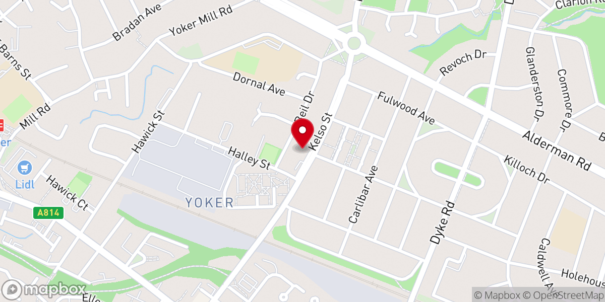 Map showing location of St Brendan's RC Church
