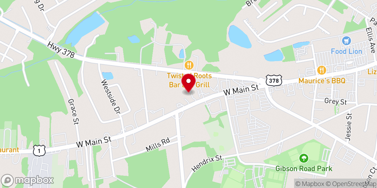Map showing location of Midlands Christian Church