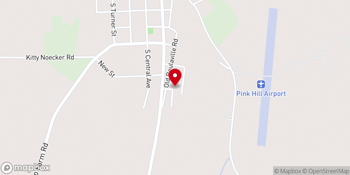 Map showing location of Smith Chapel Church Ministries
