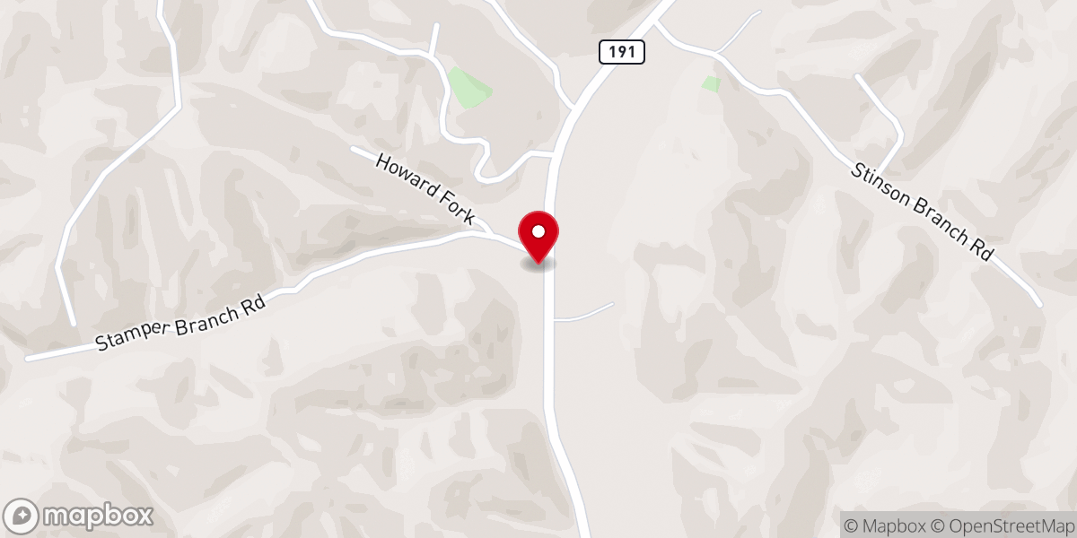 Map showing location of Old Regal Baptist Church