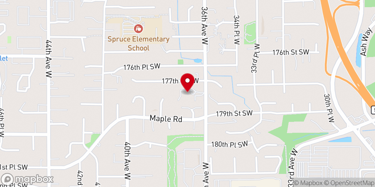 Map showing location of Seattle Immanuel Presbyterian Church (Korean)