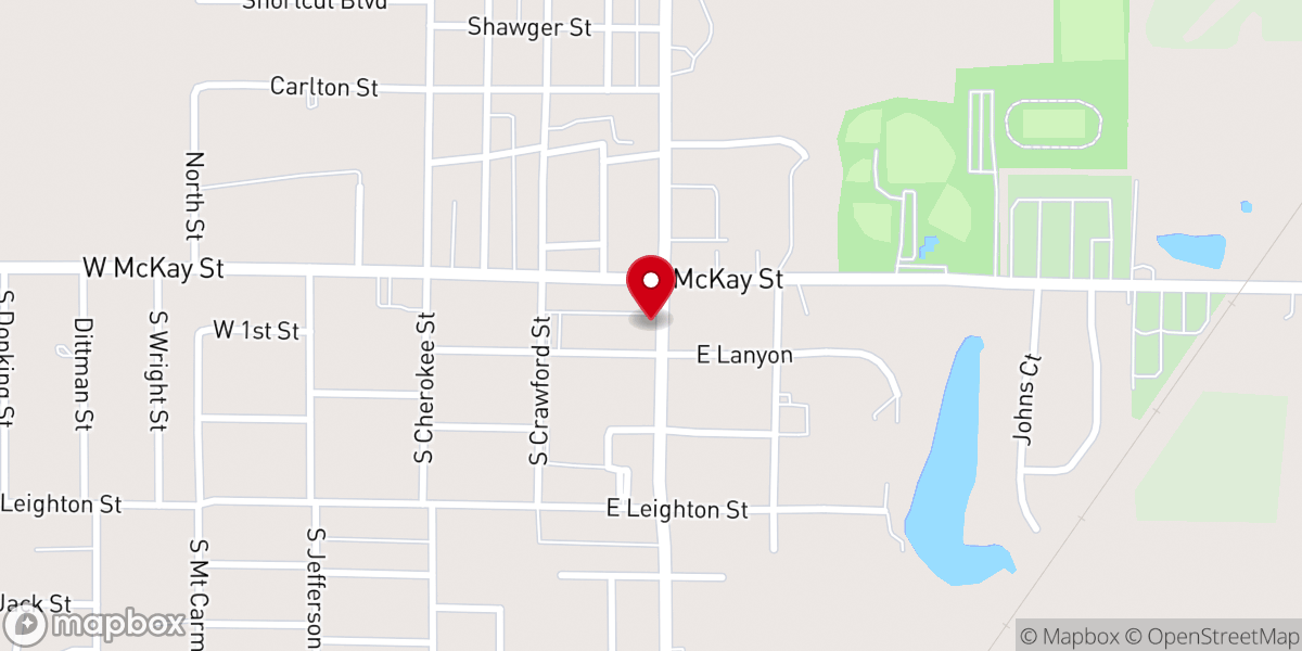 Map showing location of Kids First Daycare & Preschool