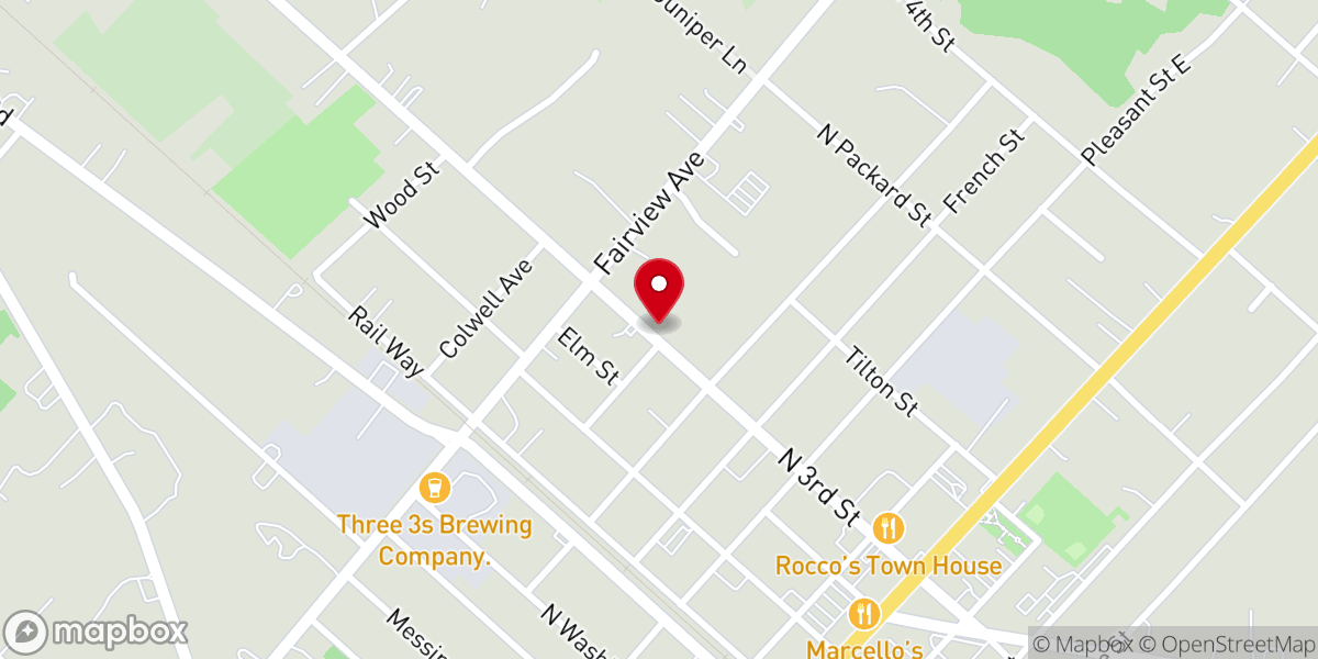 Map showing location of Harvest Outreach Mission