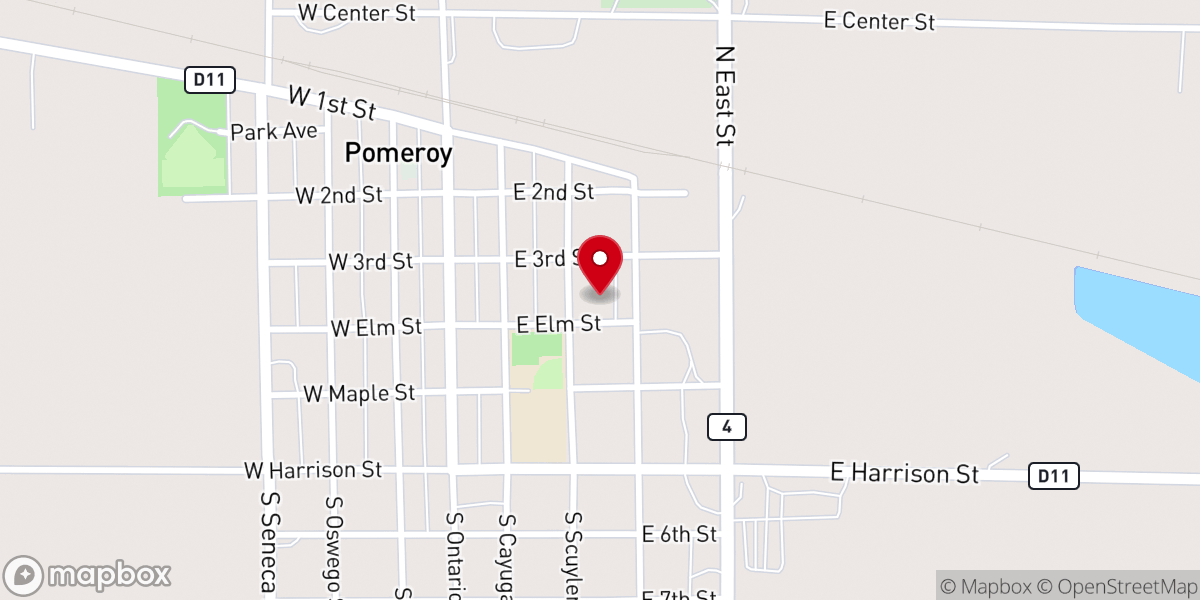 Map showing location of St Mary's Catholic Church