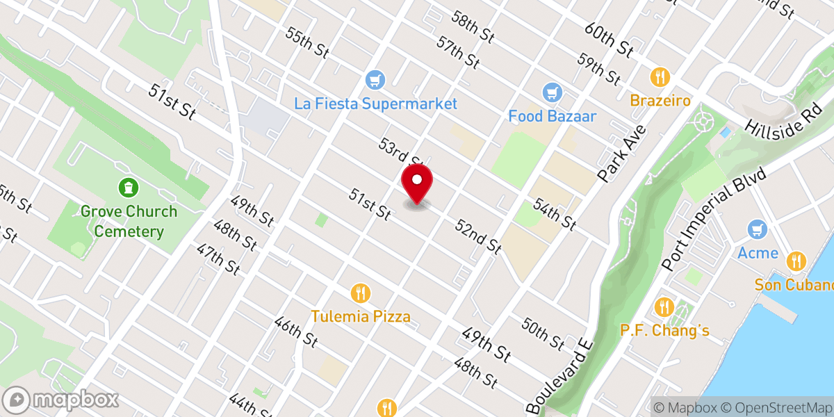 Map showing location of La Iglesia El Renuevo