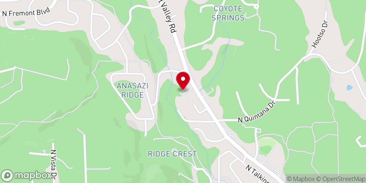 Map showing location of Mount Calvary Lutheran Church and Early Learning Center