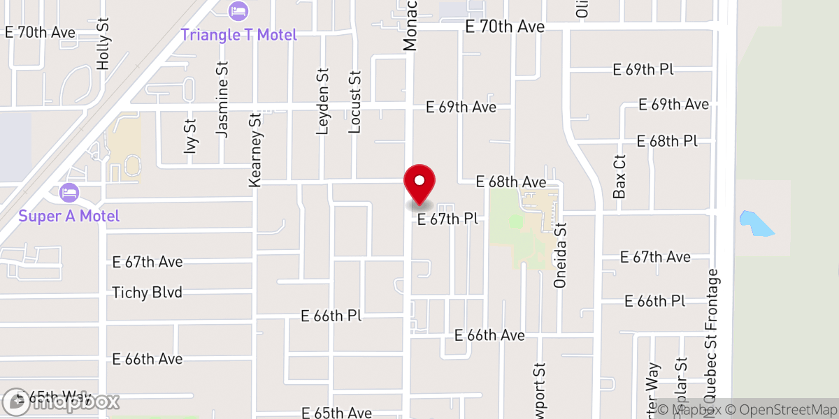 Map showing location of Our Saviour Lutheran Church