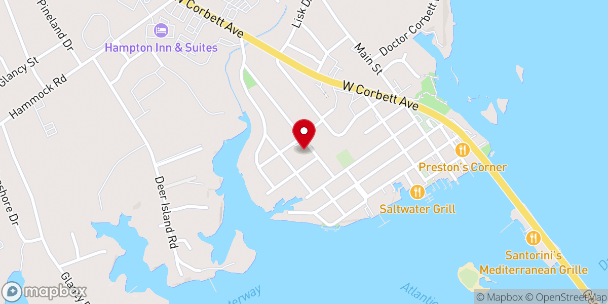 Map showing location of Johnson Hagood M