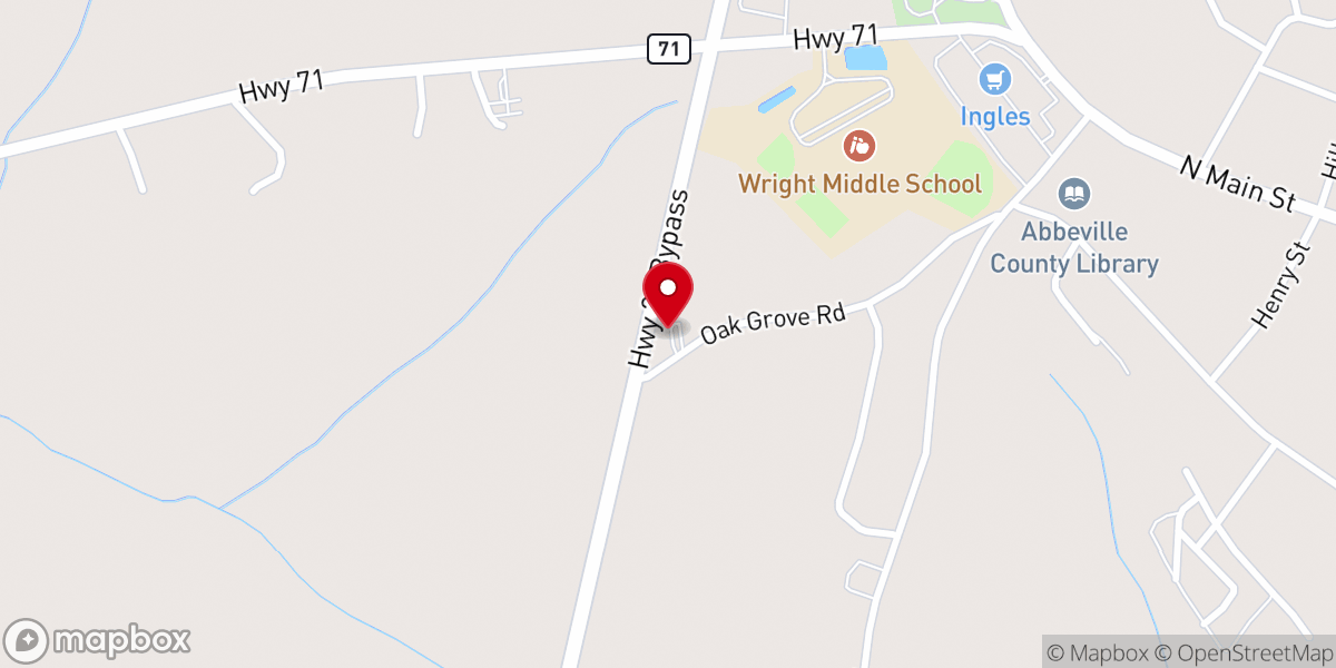 Map showing location of Rockford Church Inc