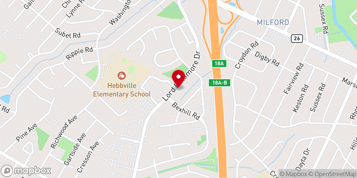 Map showing location of New Life Fellowship