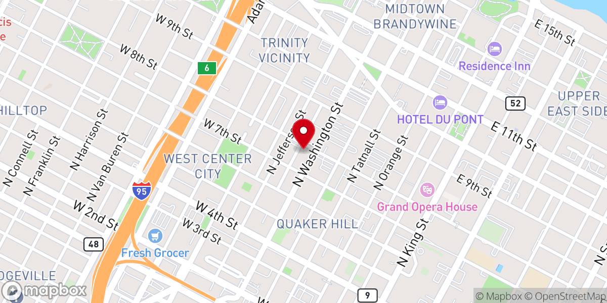 Map showing location of Strong Tower Outreach Ministries DBA Deliverance Evangelistic Temple