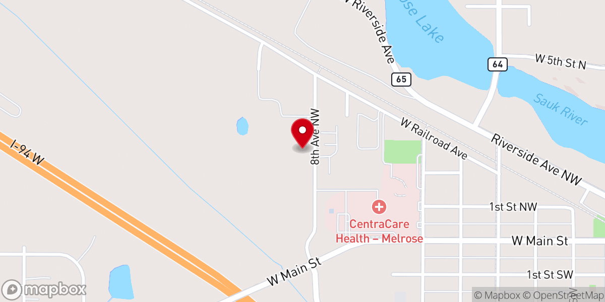 Map showing location of Iglesia Casa de Vida