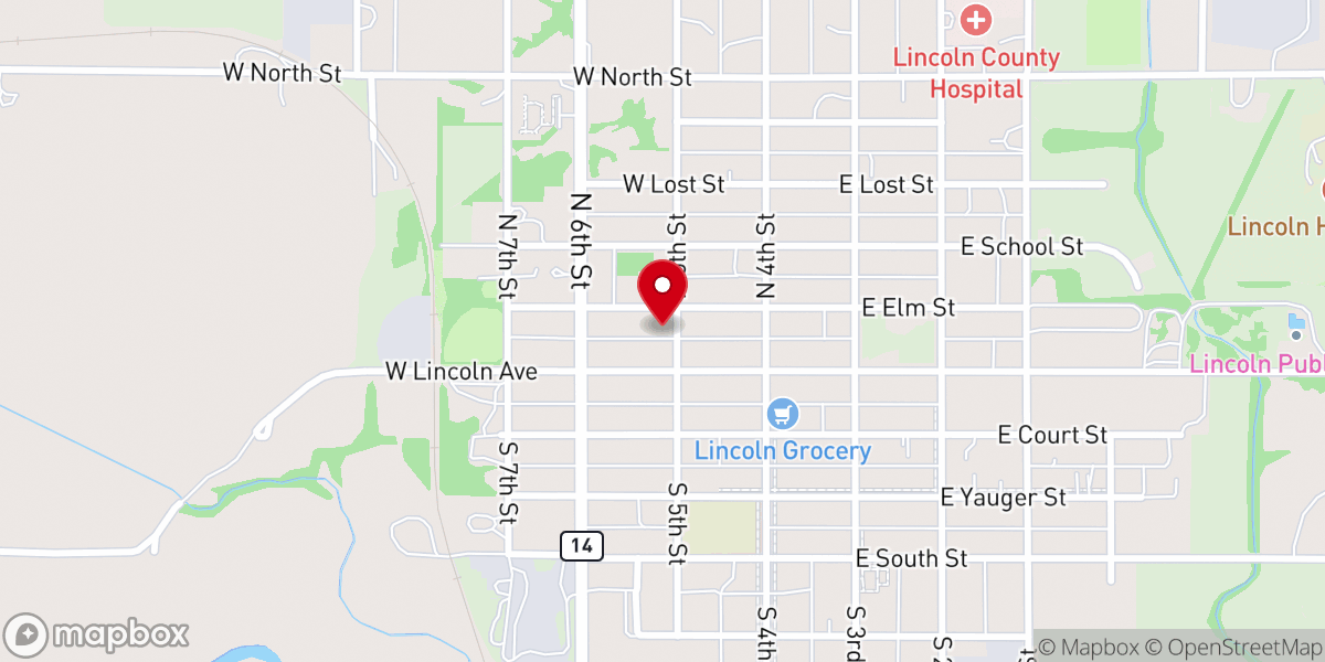 Map showing location of Faith Baptist Church
