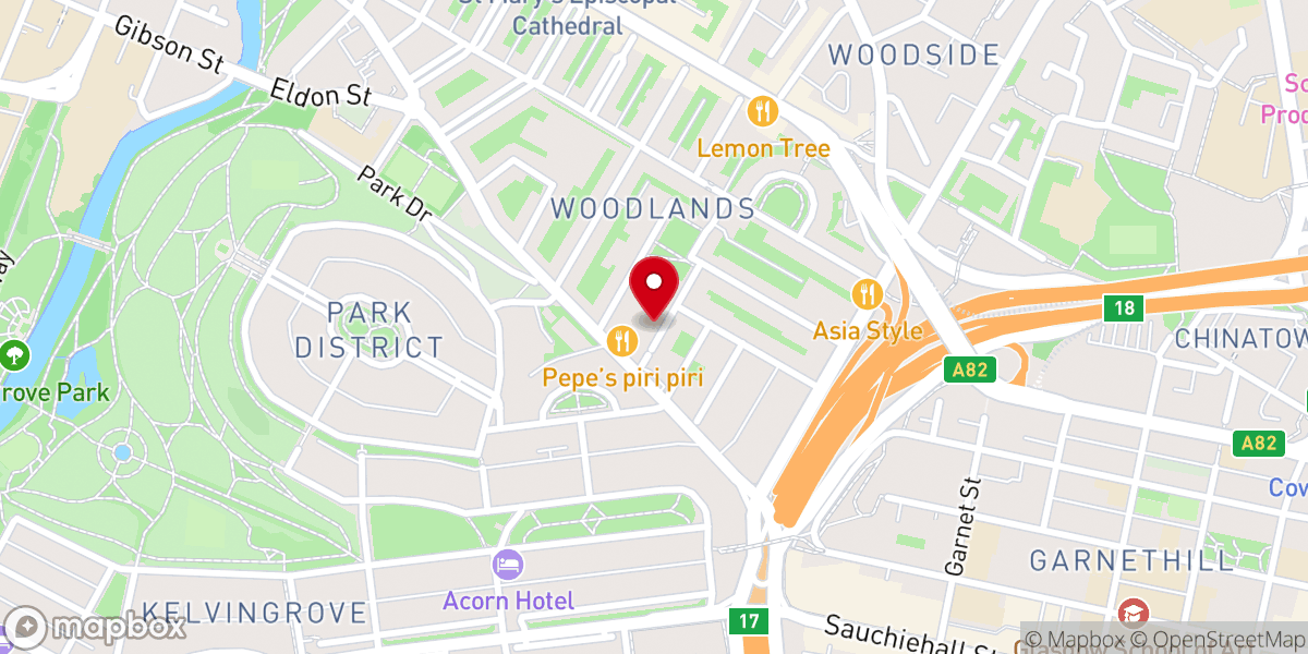 Map showing location of Shia Asna Ashri Islamic Centre