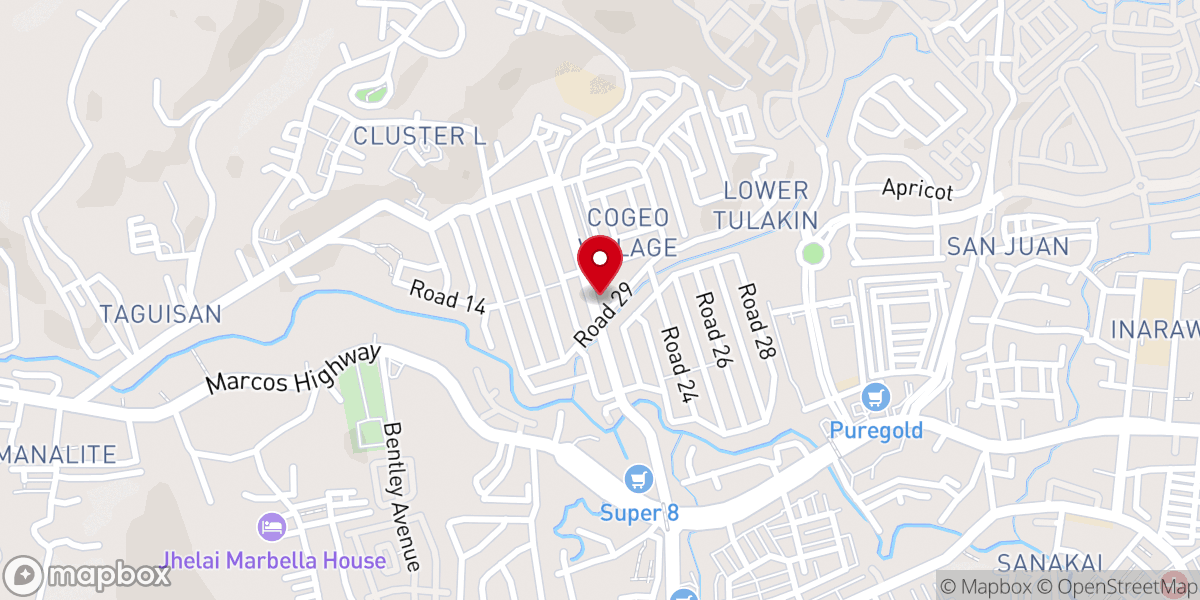 Map showing location of Sto. Nino de Praga Parish Church - Cogeo Village, Bagong Nayon, Antipolo City, Rizal (Diocese of Antipolo)