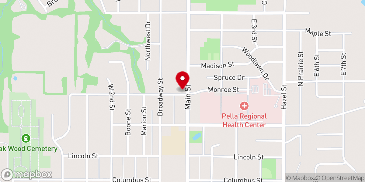 Map showing location of Garden Chapel Monuments