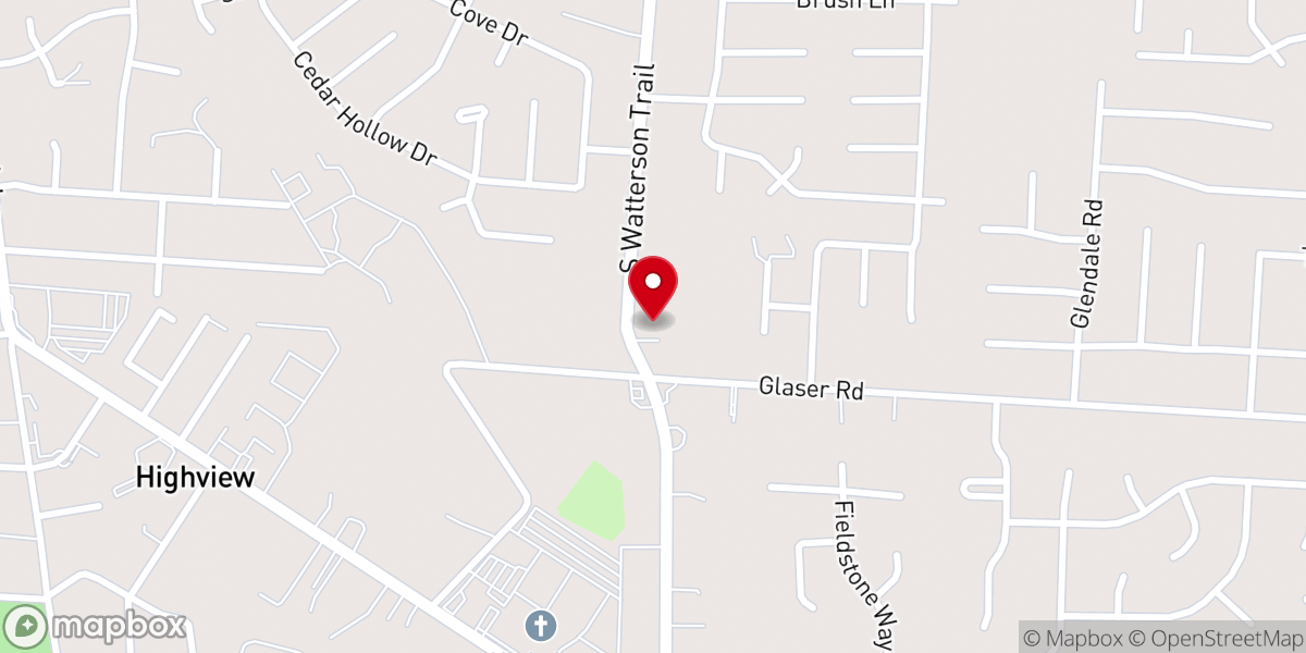 Map showing location of Highview Church of God