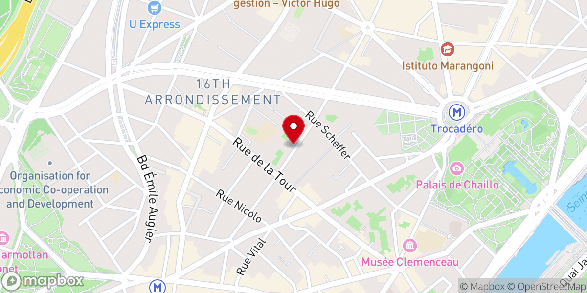 Map showing location of Chapelle Notre-Dame-du-Saint-Sacrement