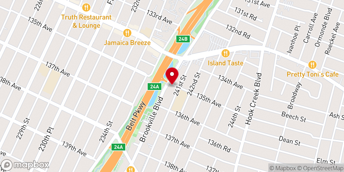 Map showing location of American Legion Post 483