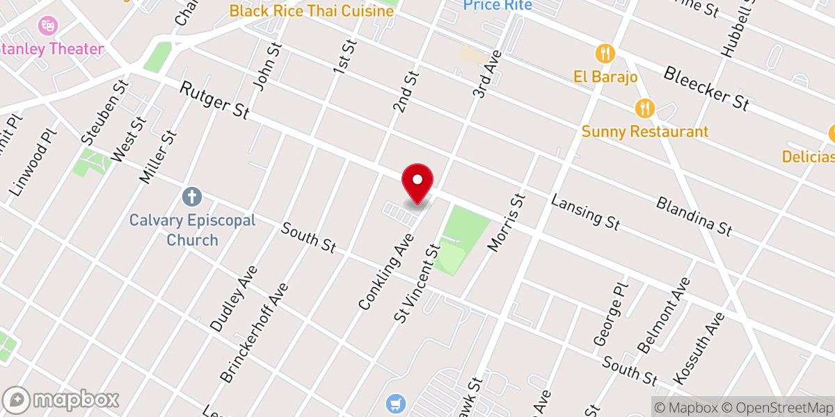 Map showing location of St Louis Gonzaga Church