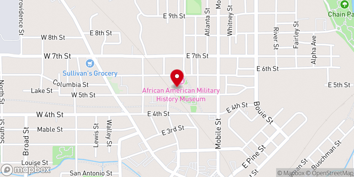 Map showing location of C E Roy Community Center