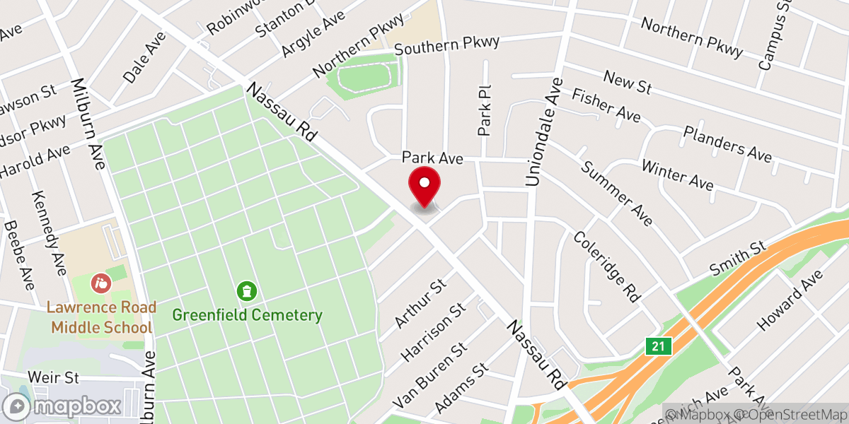 Map showing location of Church of God (Iglesia De Dios)