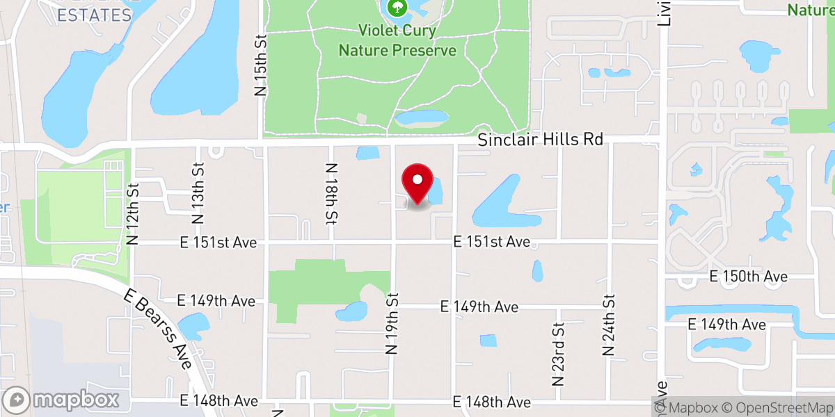 Map showing location of Harvest Time Ministries International