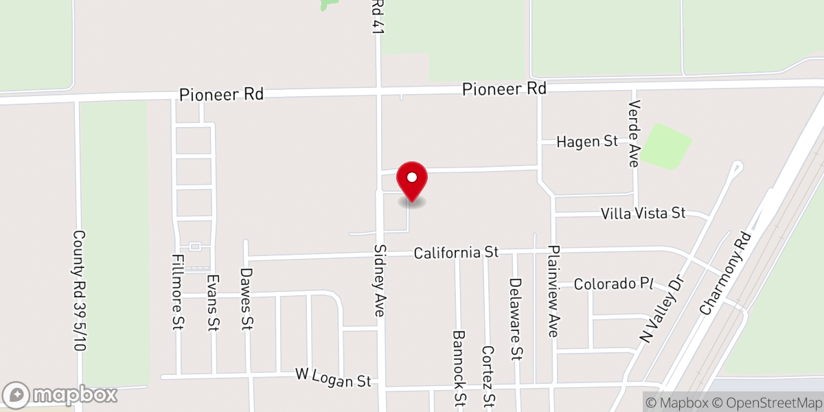 Map showing location of Sterling Church of the Nazarene