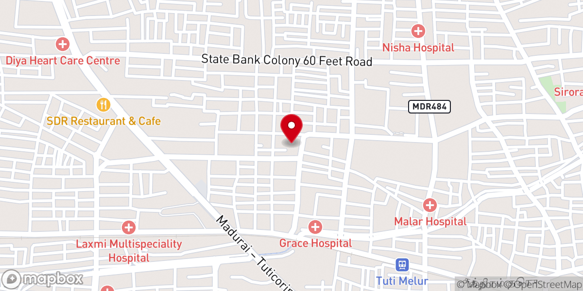Map showing location of The Pentecostal Mission