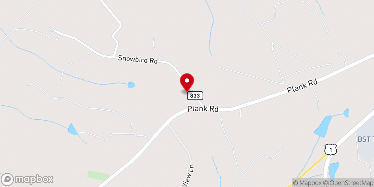 Map showing location of Lambert's Chapel RZUA Church