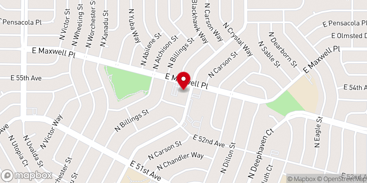 Map showing location of Church of the Ascension, Catholic Parish in Denver