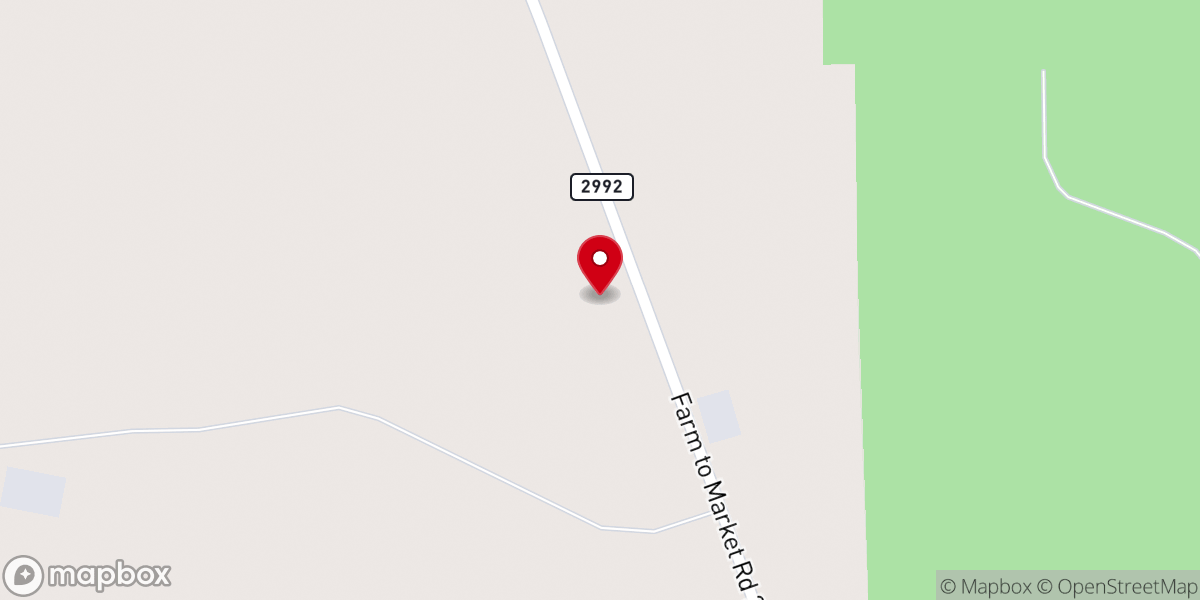 Map showing location of Pleasant Hill Baptist Church