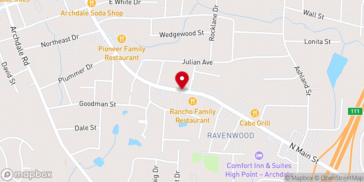 Map showing location of Shalom of Peace Ministries Christian Center