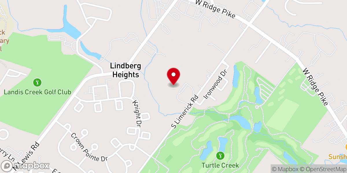 Map showing location of Grace & Peace Presbyterian Church