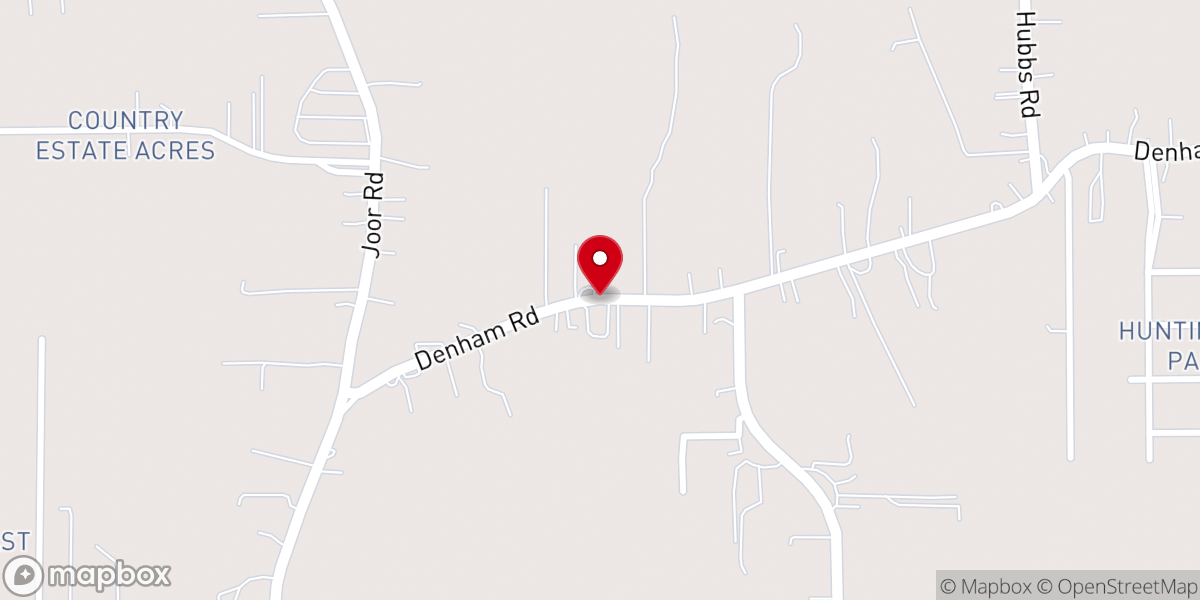 Map showing location of Grace Family Church