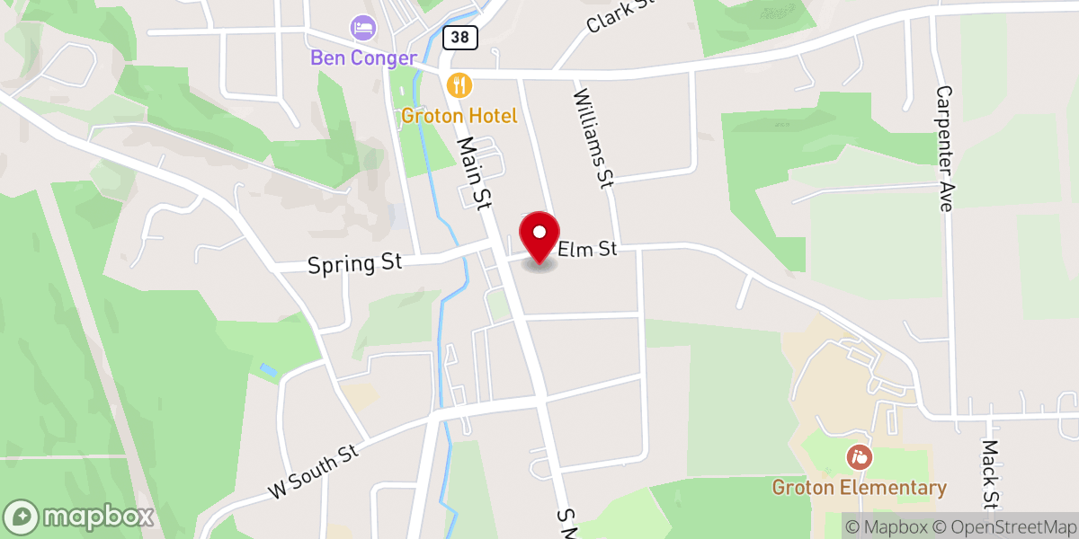 Map showing location of Heritage Baptist Church