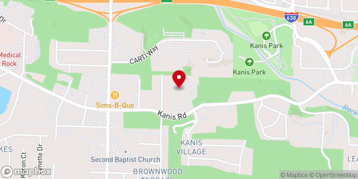 Map showing location of St Andrew's Anglican Church