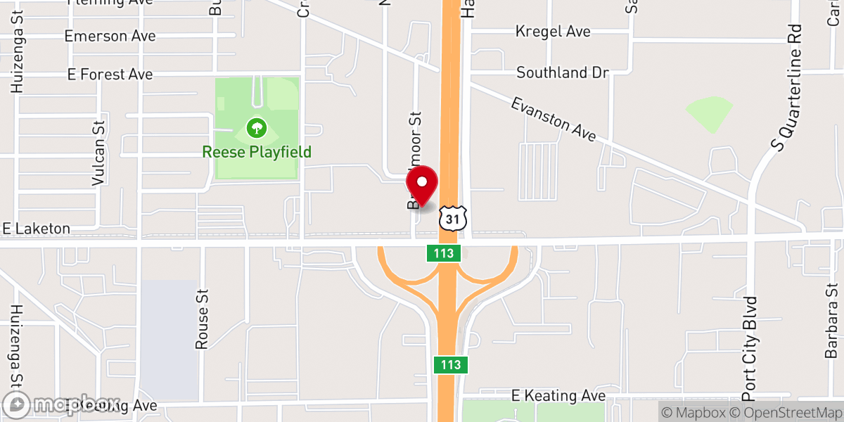 Map showing location of Rivers Of Living Water Church