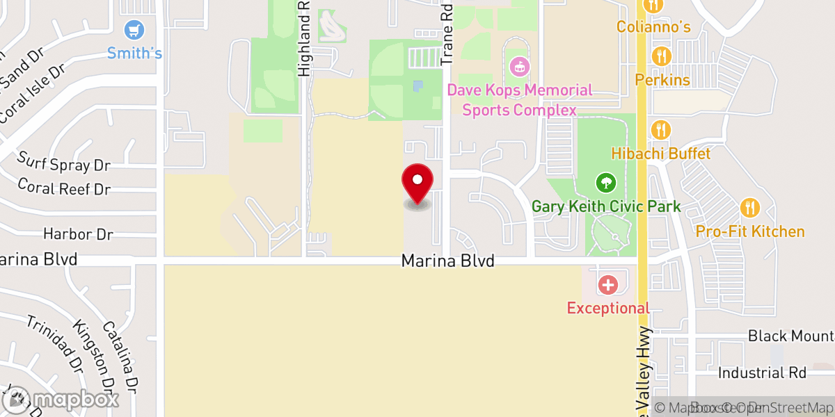 Map showing location of Bullhead City Clerk
