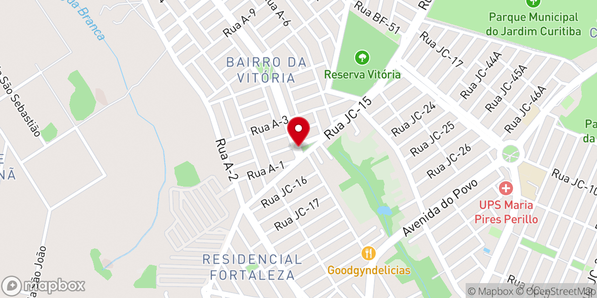 Map showing location of Igreja Universal - Bairro da Vitória