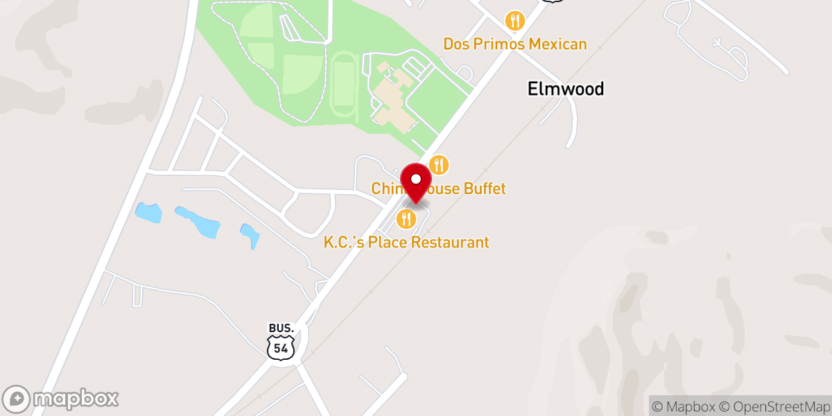 Map showing location of Belong Church
