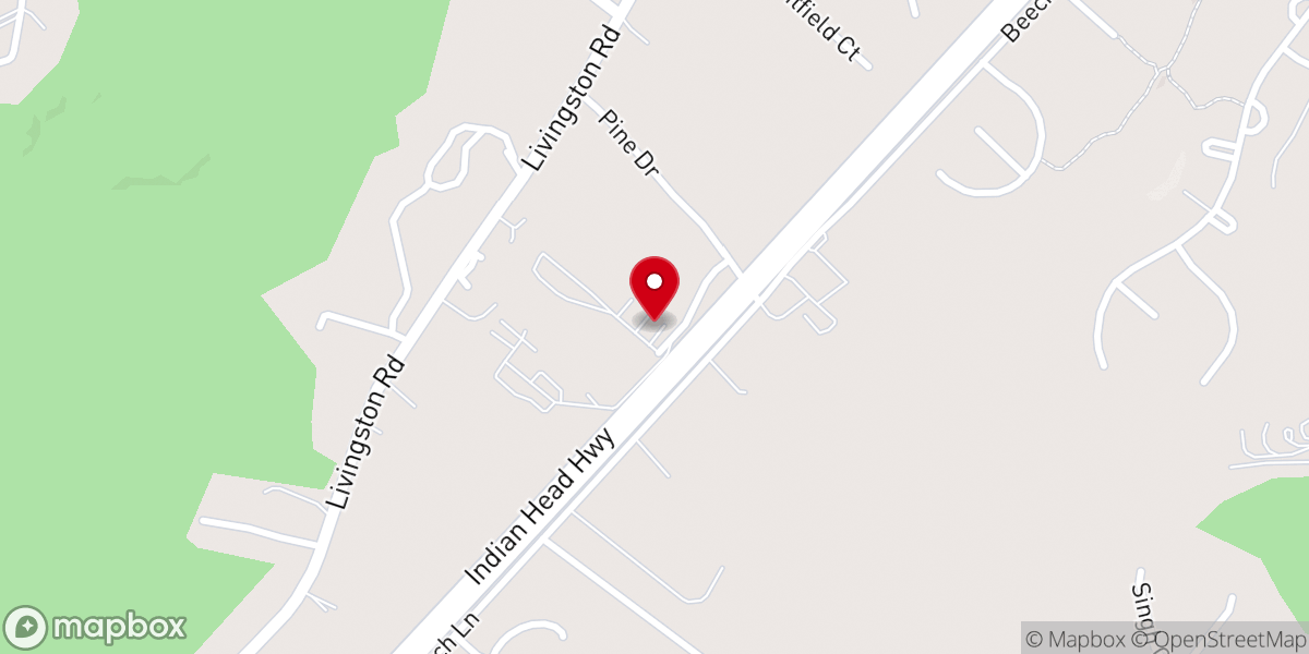 Map showing location of New Creation Apostolic Church
