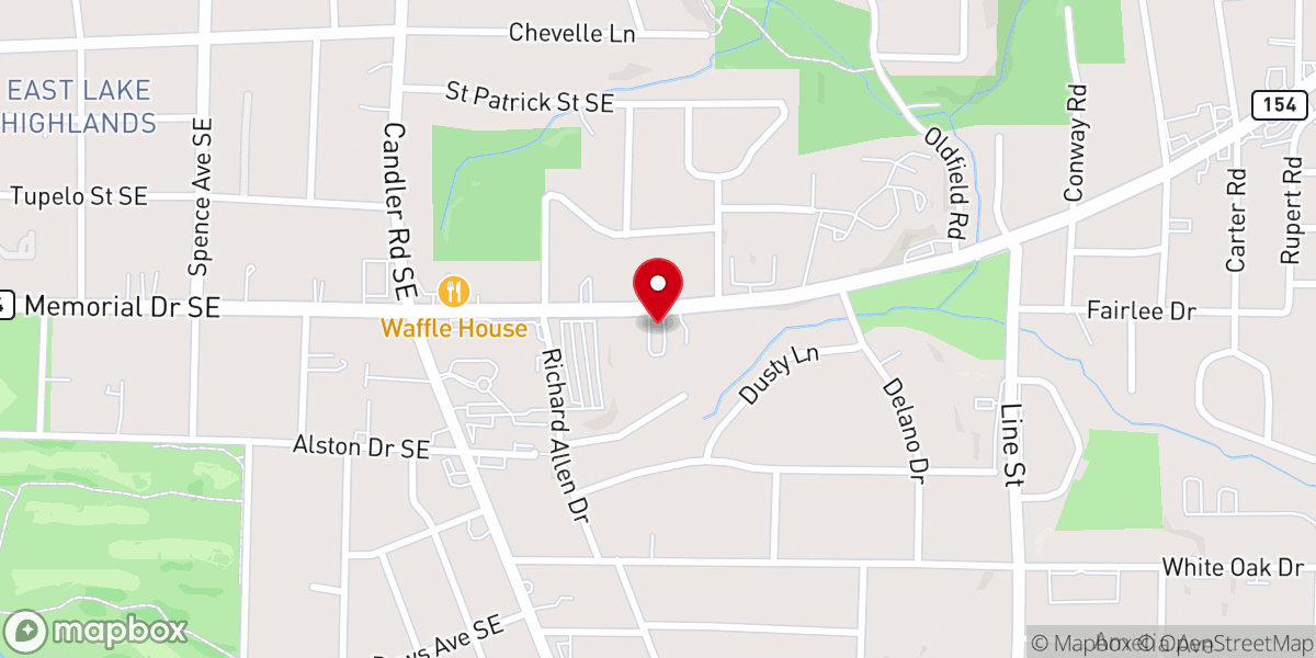 Map showing location of Power Of Healing & Deliverance Church