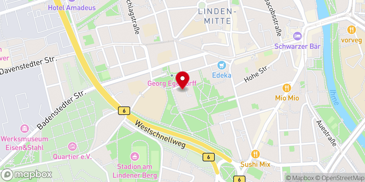 Map showing location of St. Martinskirche Gemeindebüro