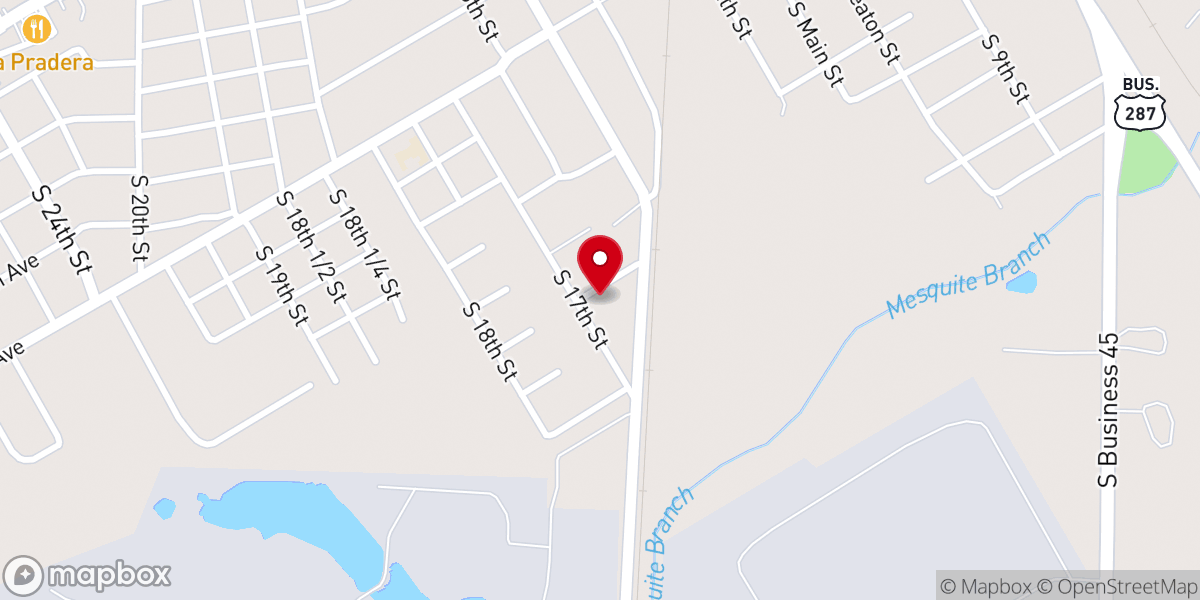 Map showing location of Iglesia Sinaí Cristiana Pentecostes