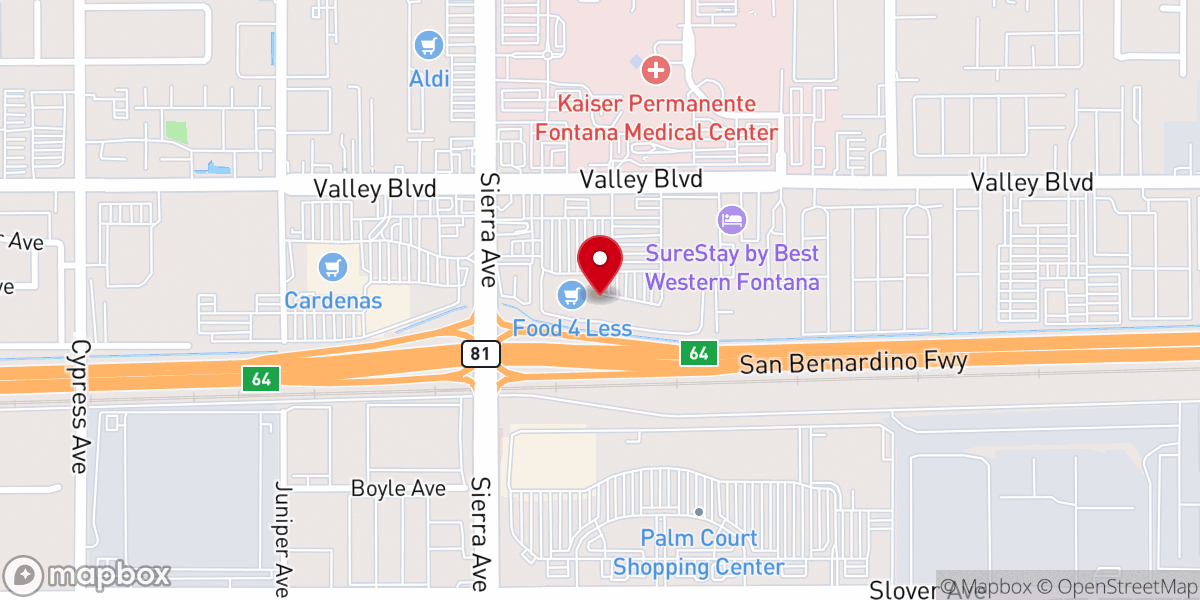 Map showing location of Frequency Church