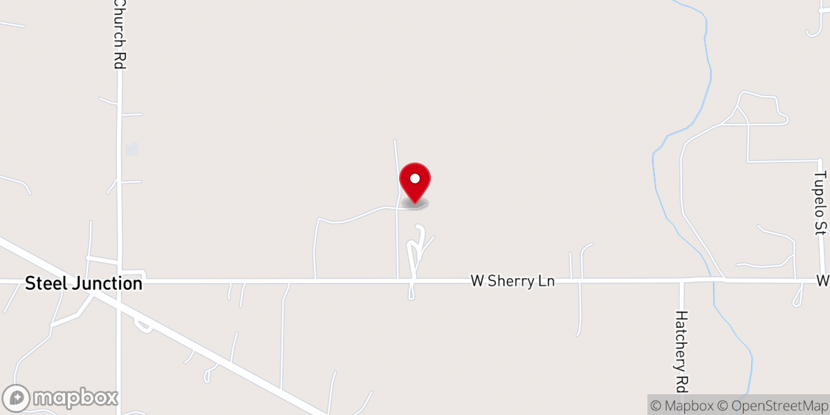 Map showing location of Yasho United Methodist Church