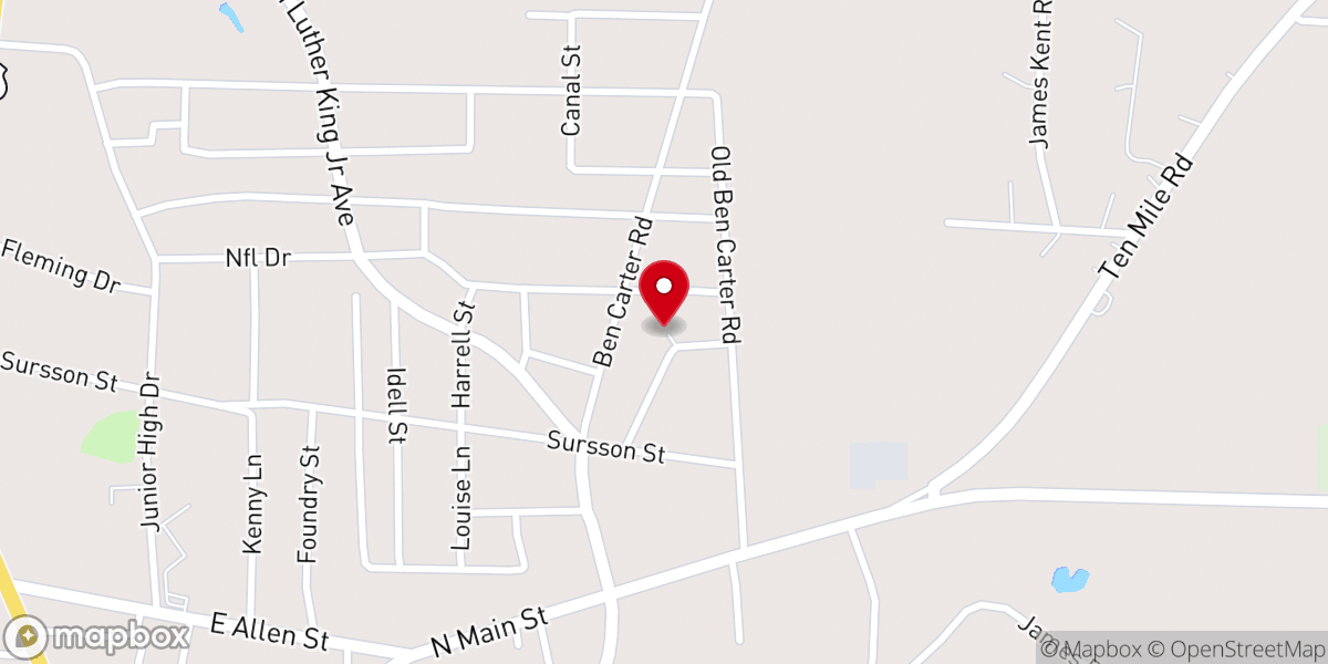Map showing location of Pentecostal Miracle