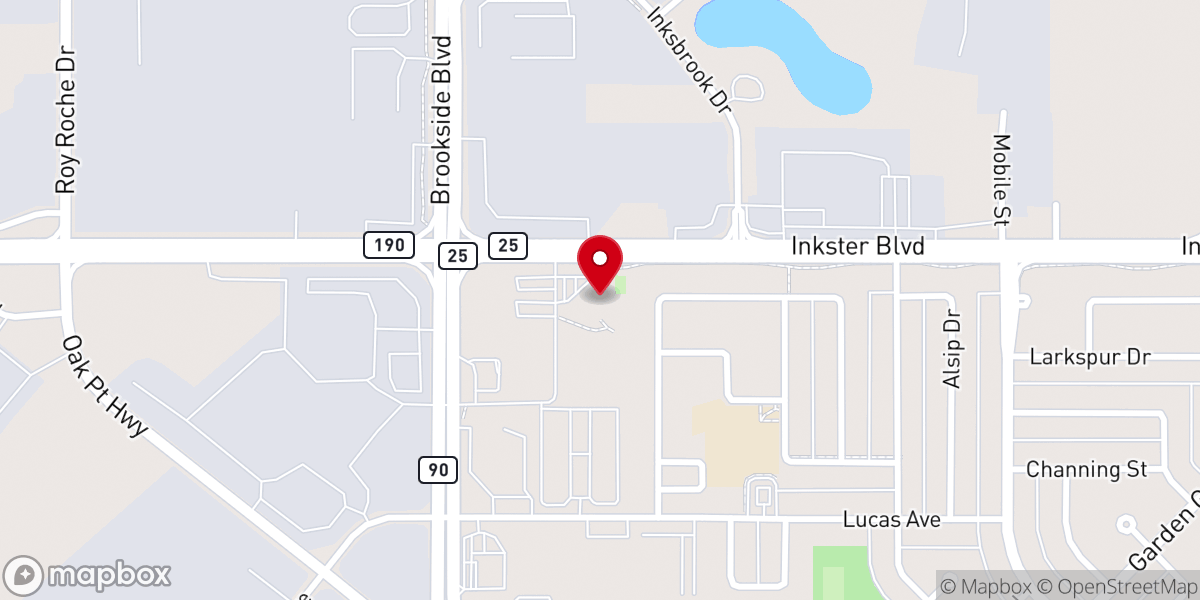 Map showing location of St Peter’s Church - Petrus Hall